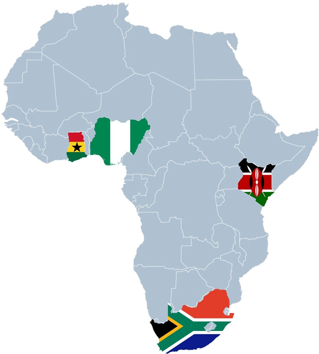 BTV footprint across Ghana, Nigeria, Kenya and South Africa